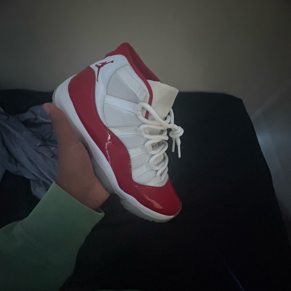 Kids Red and White Sneakers